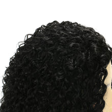 Load image into Gallery viewer, Quick Weave Synthetic Curly Half Wig Color #1B Natural Black